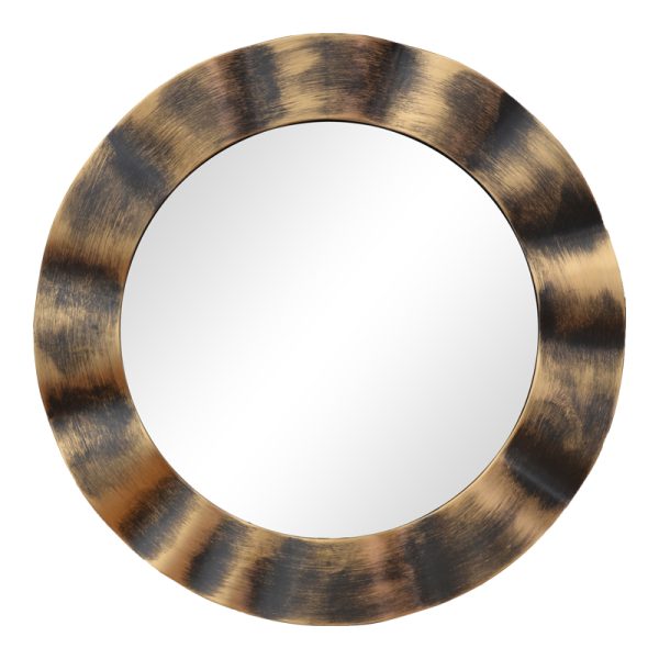 298 000004 8 Mirror Perfor Inart bronze pp D55x2.5cmIndoor furniture > Home organization > Bathroom > Mirrors