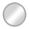 298 000009 2 Mirror Perfor Inart silver pp D55x2.5cmIndoor furniture > Home organization > Bathroom > Mirrors
