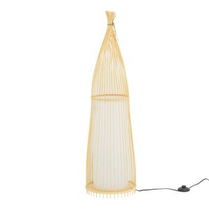 299 000015 6 Floor lamp Florance Inart E27 bamboo in natural color D28x100cmLighting > Floor