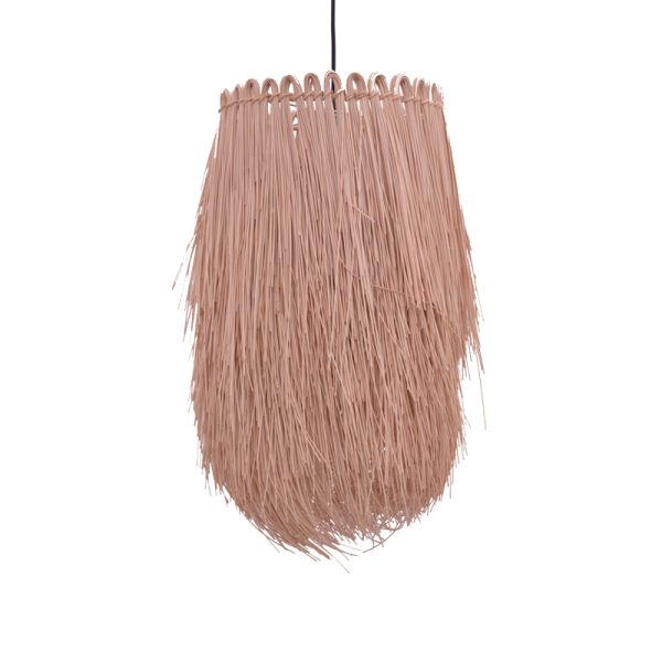 299 000017 3 Ceiling light Dreco Inart E27 rattan in natural color D32χ52cmBOHO CHIC > Luminaries