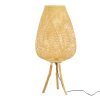 299 000018 8 Armchair Morani pakoworld teak wood skeleton and fabric in natural shade 61x66x75cmBOHO CHIC > Chairs and Armchairs