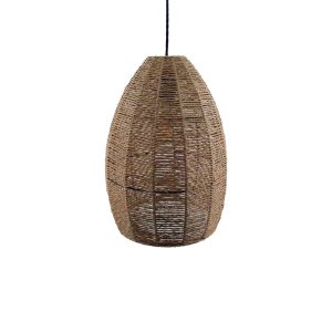 299 000020 7 Ceiling light Ropal Inart E27 rope in natural color D29x40cmBOHO CHIC > Luminaries