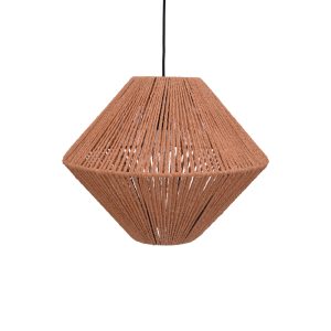 299 000021 4 Ceiling light Palmo Inart E27 rope in natural color D40x32cmBOHO CHIC > Luminaries