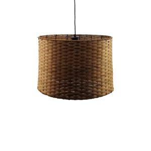 299 000023 4 Ceiling light Siwel Inart E27 bamboo in brown color D40χ27cmBOHO CHIC > Luminaries