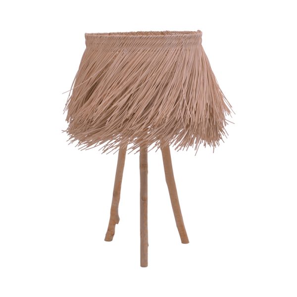 299 000025 7 Table lamp Herfo Inart E27 rattan in natural color D45χ58.8cmBOHO CHIC > Luminaries