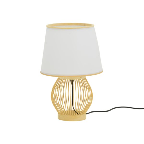 299 000028 3 Table lamp Tabel Inart E27 bamboo in natural color D26χ39cmBOHO CHIC > Luminaries