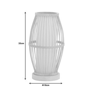 299 000033 2 2 Table lamp Werek Inart E27 bamboo in natural color D18χ33cmBOHO CHIC > Luminaries