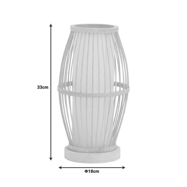 299 000033 2 2 Table lamp Werek Inart E27 bamboo in natural color D18χ33cmBOHO CHIC > Luminaries