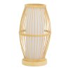 299 000033 3 Floor lamp Vazel Inart E27 bamboo in natural color D38χ83.5cmBOHO CHIC > Luminaries