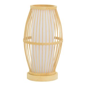 299 000033 3 Table lamp Werek Inart E27 bamboo in natural color D18χ33cmBOHO CHIC > Luminaries