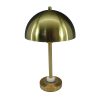 300 000006 2 Table lamp Wenxie Inart E27 gold metal-marble-beige fabric D32x53cmSPRING OFFERS