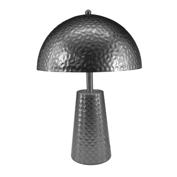 300 000007 5 Table lamp Ambient Inart E27 silver metal D30x44cmSPRING OFFERS
