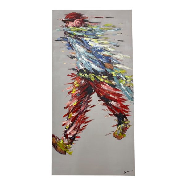 301 000011 2 Paining on canvas Walking Inart 70x3x140cmSPRING OFFERS