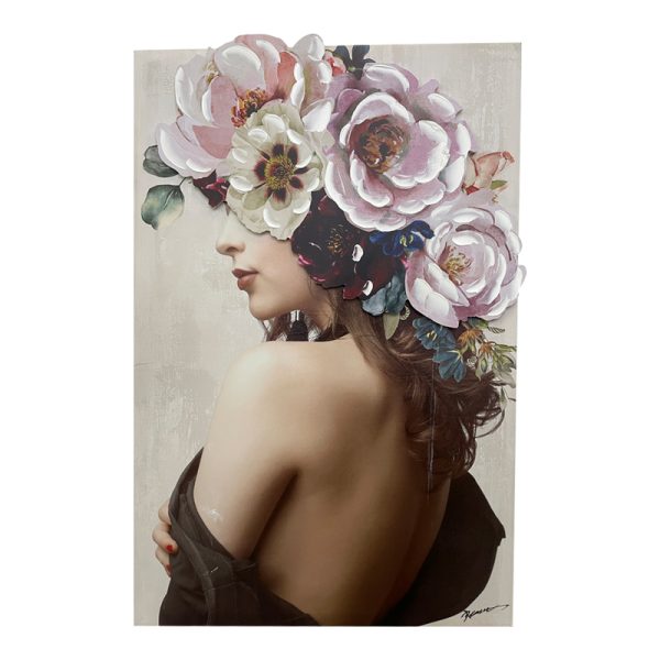 301 000017 5 Paining on canvas Bezira Inart 60x3x90cmDecoration > Paintings