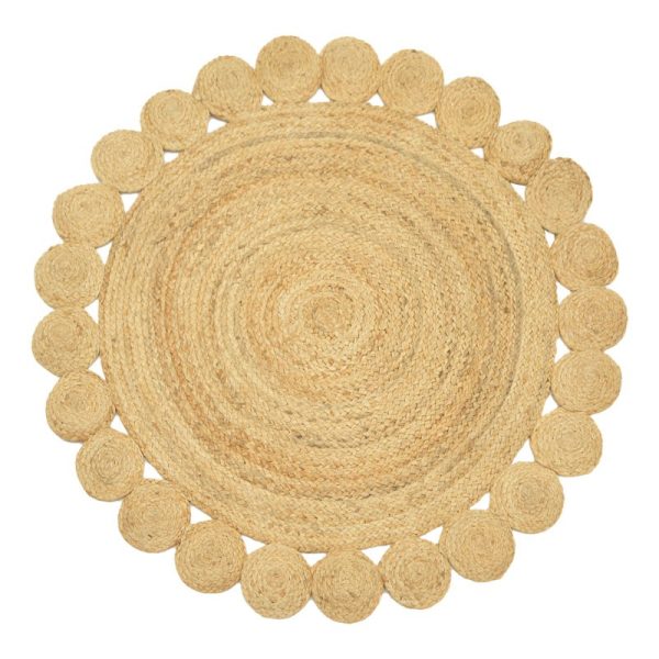 302 000007 13 Carpet Voni Inart natural jute D120x1cmBOHO CHIC > Decoratives