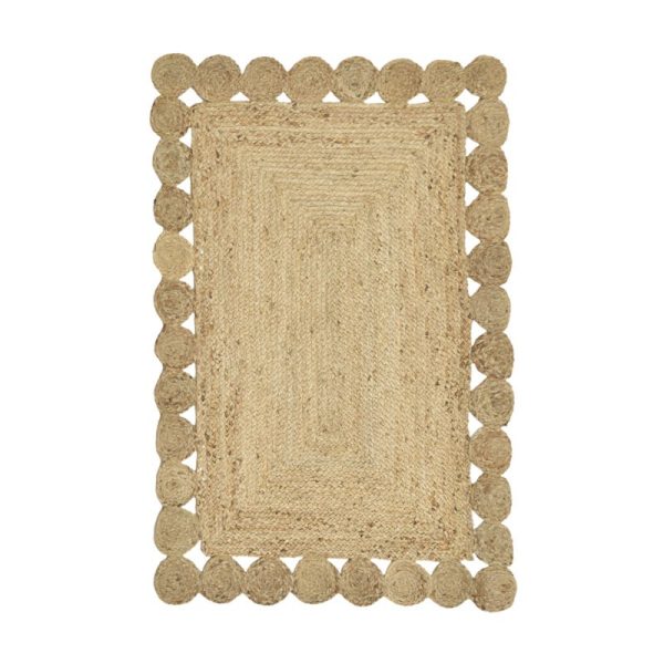 302 000010 10 Doze Inart carpet beige 100% jute 120x80x1cmBOHO CHIC > Decoratives
