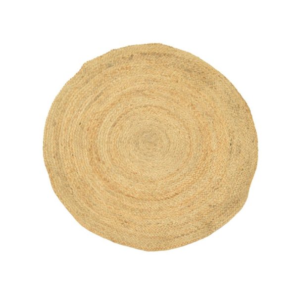 302 000012 3 Carpet Solon Inart natural jute 100x100x1cmBOHO CHIC > Decoratives