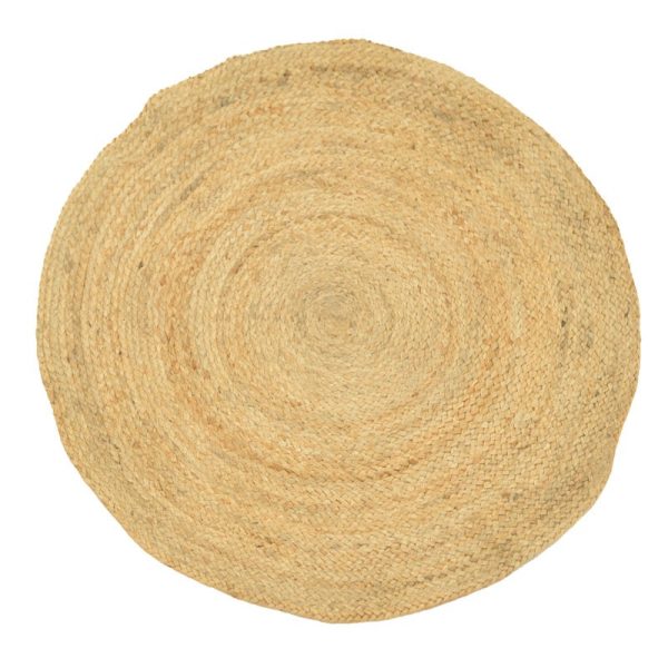 302 000013 5 Carpet Solon Inart natural jute 120x120x1cmBOHO CHIC > Decoratives