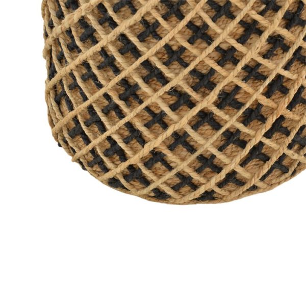 302 000022 2 12 Stool Nelly Inart natural 100% jute 40x40x40cmBOHO CHIC > Stools