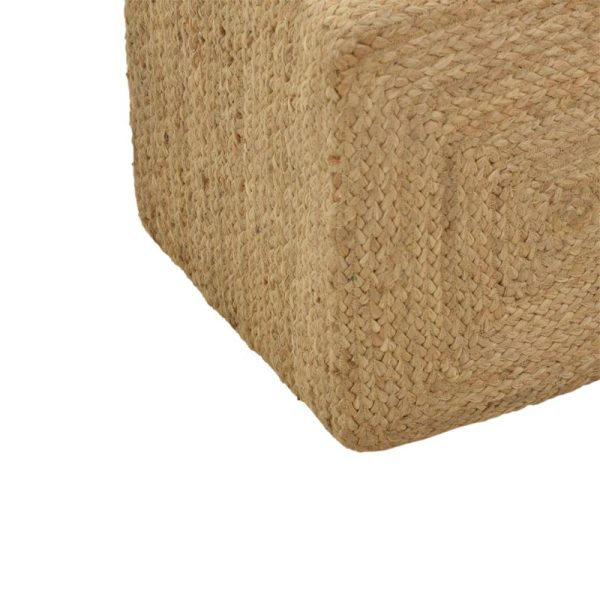 302 000025 3 3 Stool Tresa Inart natural 100% jute 40x40x40cmBOHO CHIC > Stools