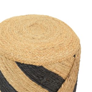 302 000026 2 8 Stool Relous Inart natural 100% jute 40x40x40cmBOHO CHIC > Stools