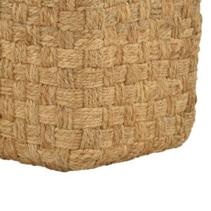 302 000029 2 5 Stool Aropion Inart beige 100% jute 40x40x40cmBOHO CHIC > Stools
