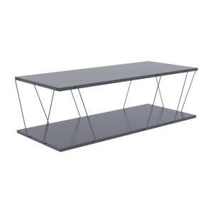 304 000002 8 Coffee table Tars pakoworld grey-black 120z48z30cmSPRING OFFERS