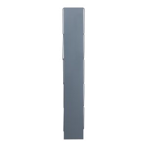 304 000006 2 8 Bookcase Tars pakoworld grey-black 60x24x146.5cmSPRING OFFERS
