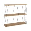 304 000011 5 Bookcase Tars pakoworld grey-black 84x25.5x154.5cmSPRING OFFERS