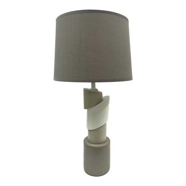 306 000002 7 Table lamp Frant Inart E27 brown ceramic-metal D28x54cmSPRING OFFERS