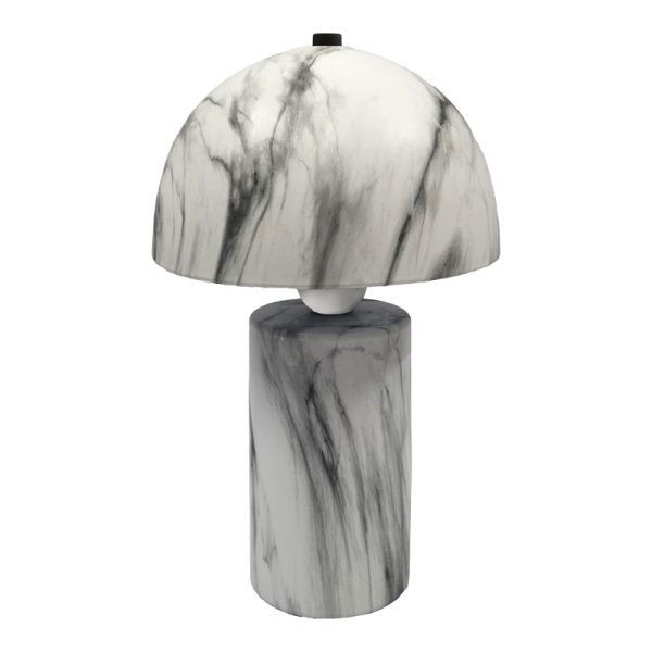 306 000007 3 Table lamp Euphore Inart E27 white marble ceramic D18x29cmLighting > Table