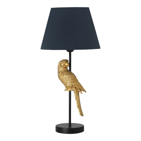 306 000010 6 Table lamp Birdly Inart E27 black-gold metal D25x47cmLighting > Table