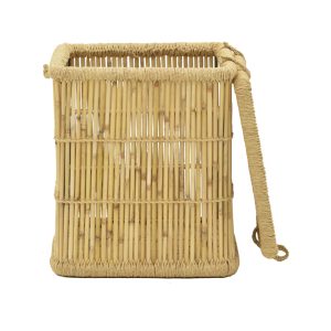 309 000013 4 2 Laundry basket Dremia Inart 2 pieces set natural bambooBOHO CHIC > Other Furnishings