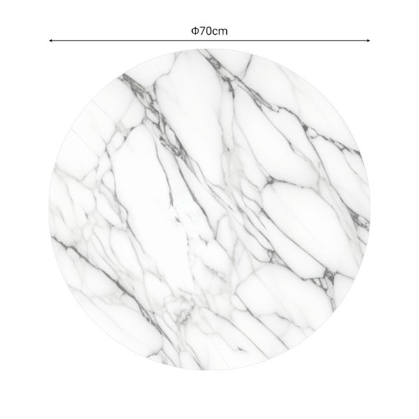 310 000002 2 3 Table surface Kailo pakoworld t.Werzalit marble look D70cmProfessional furniture > Table Tops