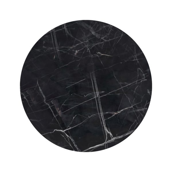 310 000027 7 Table surface Saran pakoworld t.Werzalit black marble D70cmProfessional furniture > Table Tops