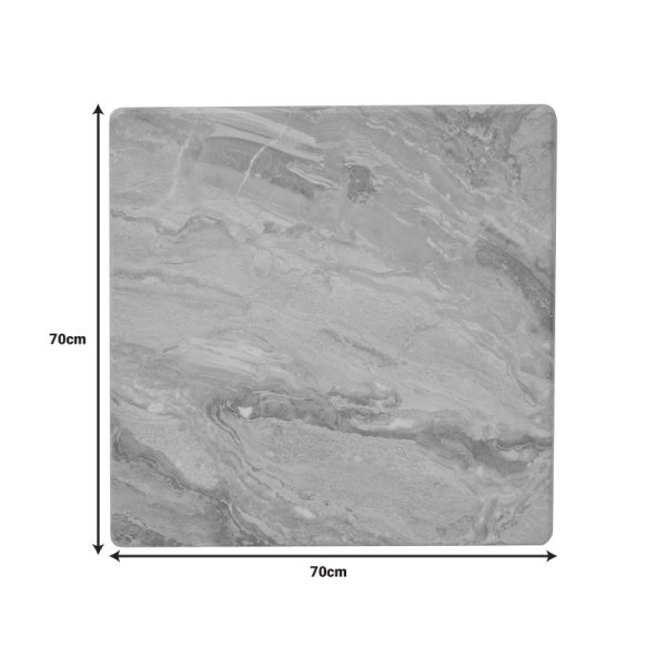 310 000037 2 2 Dirgo pakoworld light gray marble table top t.Werzalit 70x70cmProfessional furniture > Table Tops
