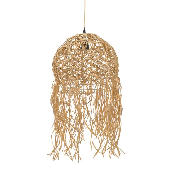 311 000005 4 Ceiling lamp Amelon Inart E27 natural Φ40x110cmBOHO CHIC > Luminaries