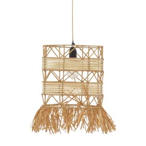 311 000006 4 Ceiling lamp Crossio Inart E27 natural D30x110cmBOHO CHIC > Luminaries