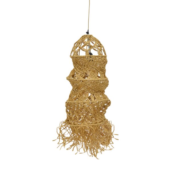 311 000010 5 Ceiling lamp Frola Inart E27 natural Φ25x115cmBOHO CHIC > Luminaries