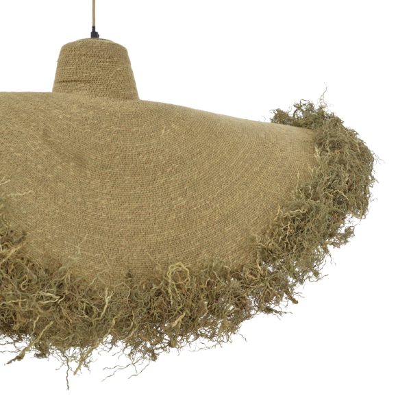 311 000012 2 2 Ceiling light Merli Inart E27 natural D110x130cmBOHO CHIC > Luminaries