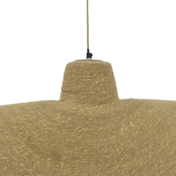 311 000012 3 2 Ceiling light Merli Inart E27 natural D110x130cmBOHO CHIC > Luminaries