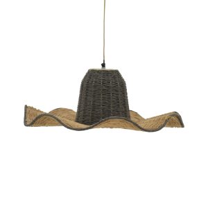 311 000013 5 Ceiling lamp Darla Inart E27 natural D57x110cmBOHO CHIC > Luminaries