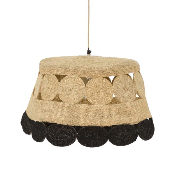 311 000017 5 Ceiling lamp Lozir Inart E27 natural D60x110cmBOHO CHIC > Luminaries