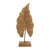 312 000006 3 Table decoration heart Loisir Inart natural mango wood-aluminum 28.5x9x30cmSPRING OFFERS