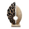 312 000015 2 Buddha bust Dran Inart natural mango wood 12x12x52cmDecoration > Decorations