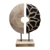 312 000016 7 Decorative vase Uala Inart banana mat in antique natural shade D25x70cmSPRING OFFERS