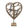 312 000019 11 Table decoration marine anchor Elize Inart white-grey-blue mango wood 37.5x7.5x52cmDecoration > Decorations > Table