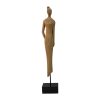 312 000024 8 Table decoration heart Loisir Inart natural mango wood-aluminum 28.5x9x30cmSPRING OFFERS