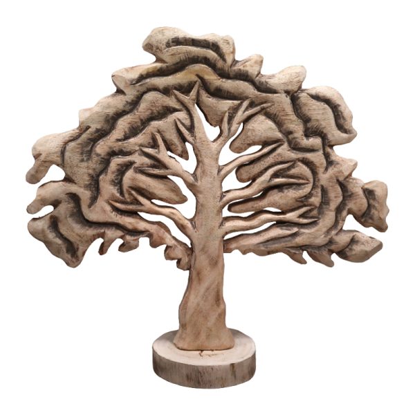 312 000025 2 Table decoration tree Natrem Inart natural mango wood 45x11x43cmSPRING OFFERS