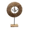 312 000027 3 Table decoration Ostor Inart natural-black mango wood-iron 30x9x50cmDecoration > Decorations > Table